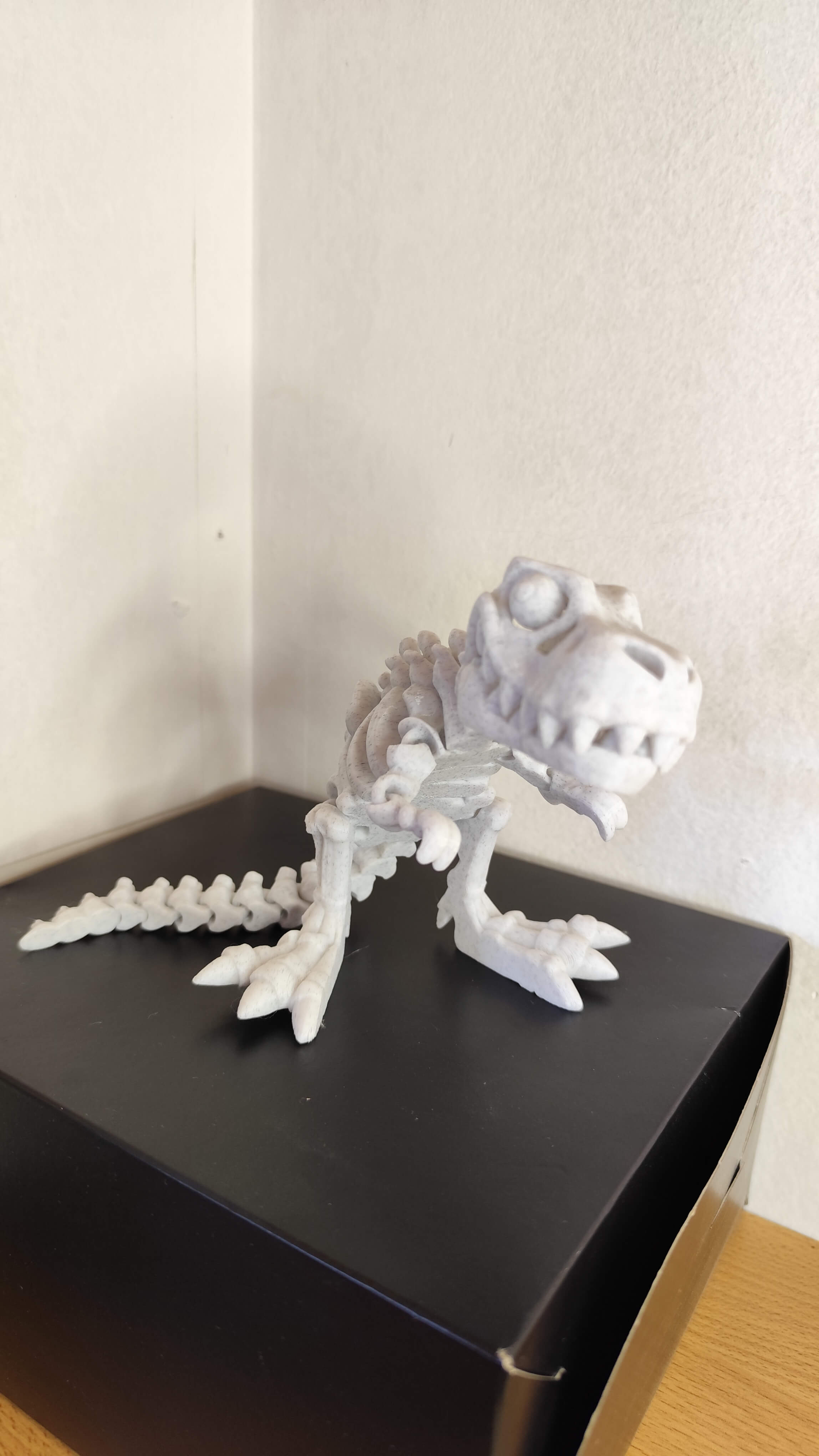 imagen de una impresion en 3D de Esqueleto de Dinosaurio